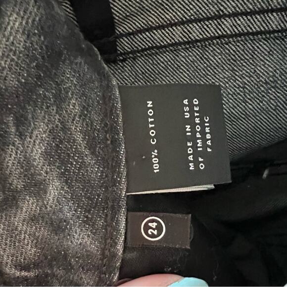 GRLFRND Eva Denim Mini Skirt in Silver Spoon Wash - Picture 9 of 10